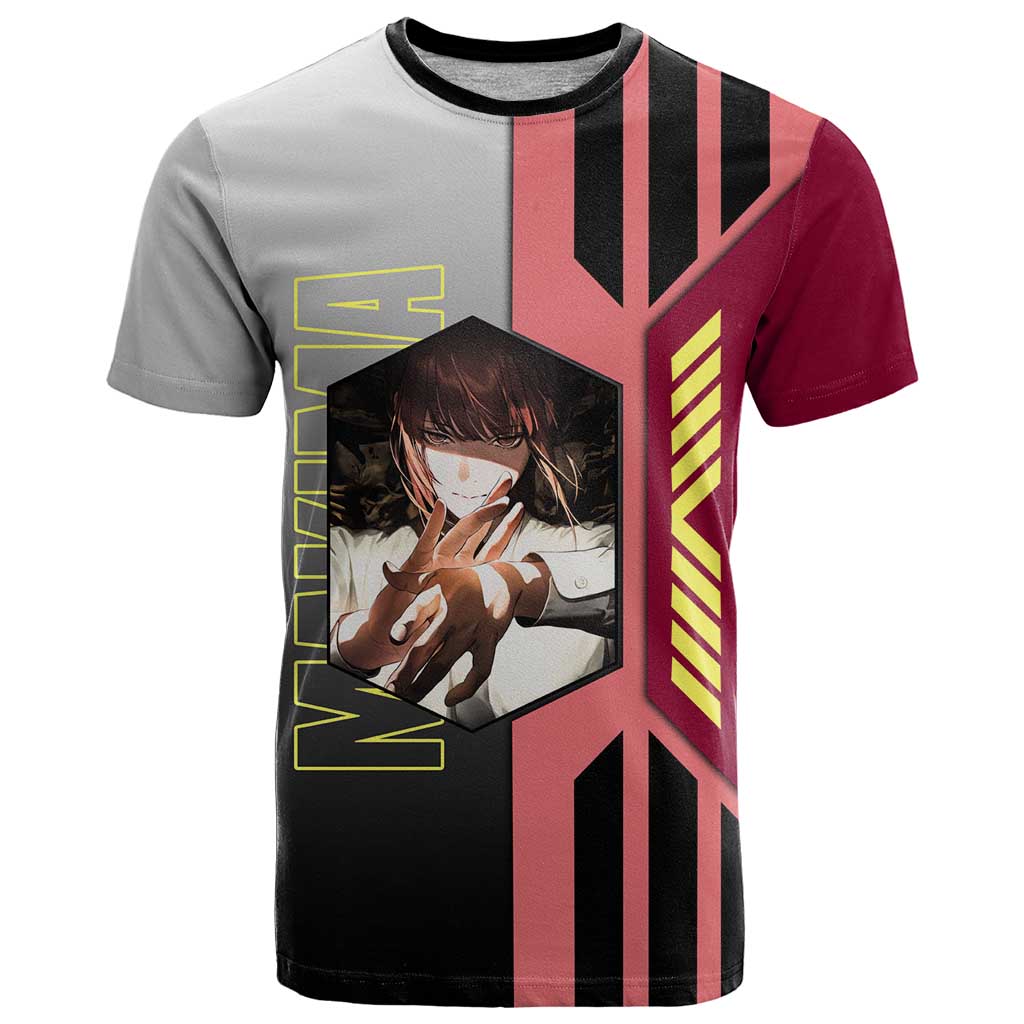 Makima from Chainsaw Man T Shirt with Cool Posing and Character Design - The Mazicc