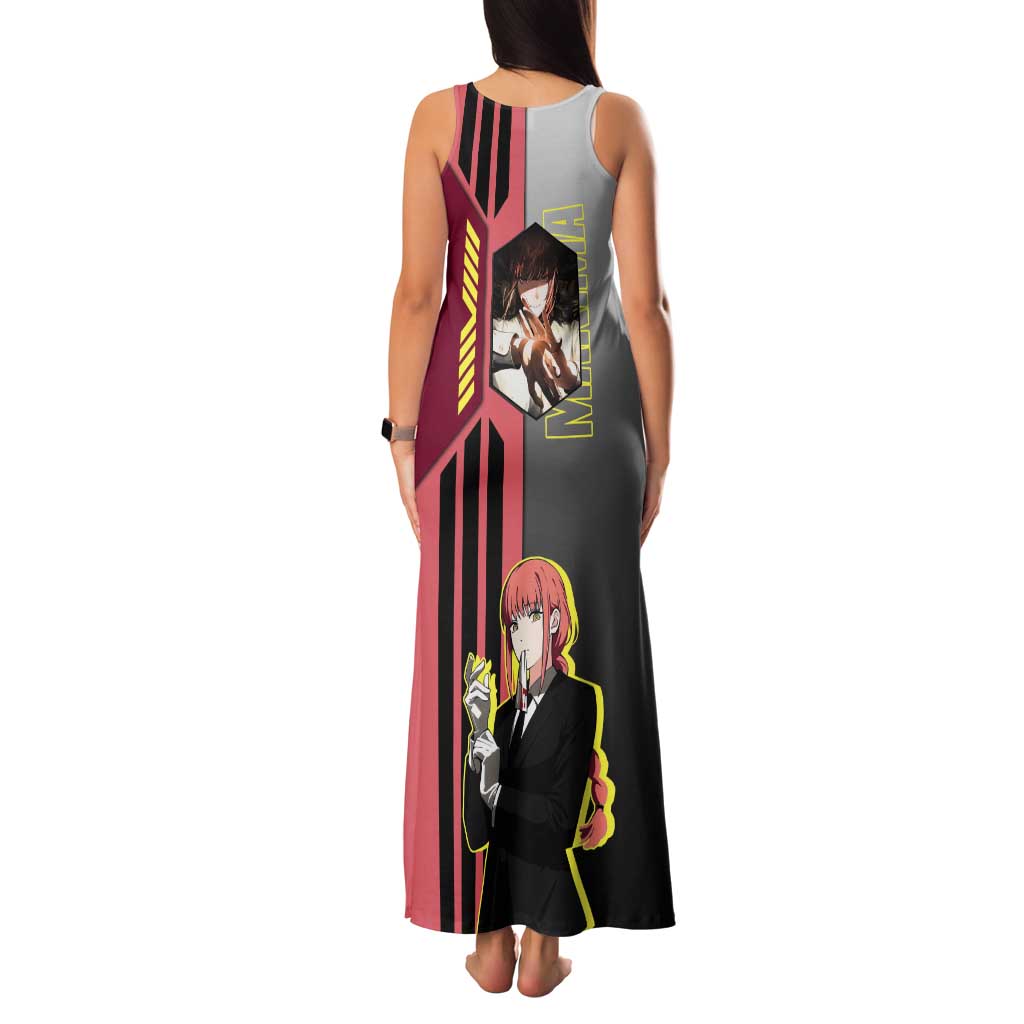 Makima from Chainsaw Man Tank Maxi Dress with Cool Posing and Character Design - The Mazicc