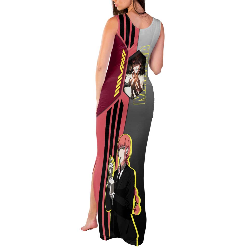 Makima from Chainsaw Man Tank Maxi Dress with Cool Posing and Character Design - The Mazicc