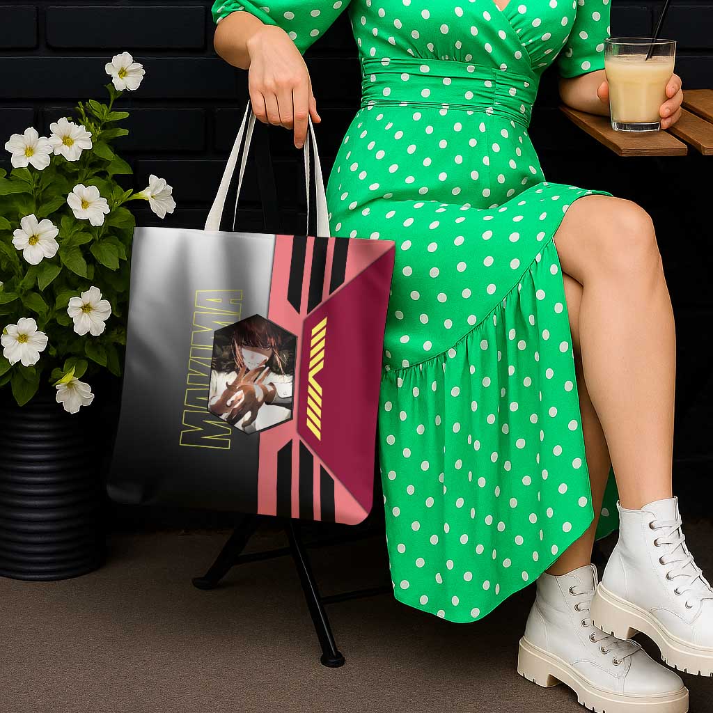 Makima from Chainsaw Man Tote Bag with Cool Posing and Character Design - The Mazicc