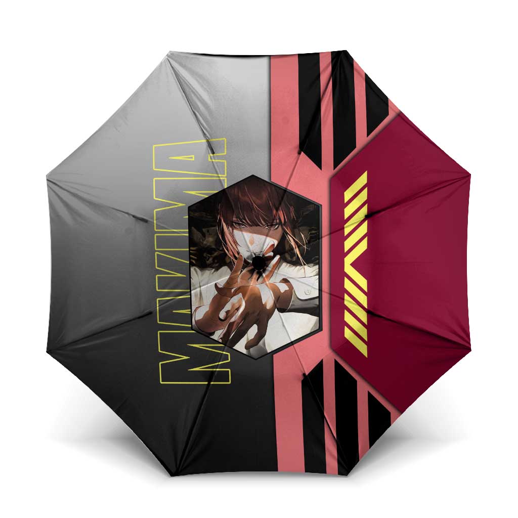 Makima from Chainsaw Man Umbrella with Cool Posing and Character Design - The Mazicc