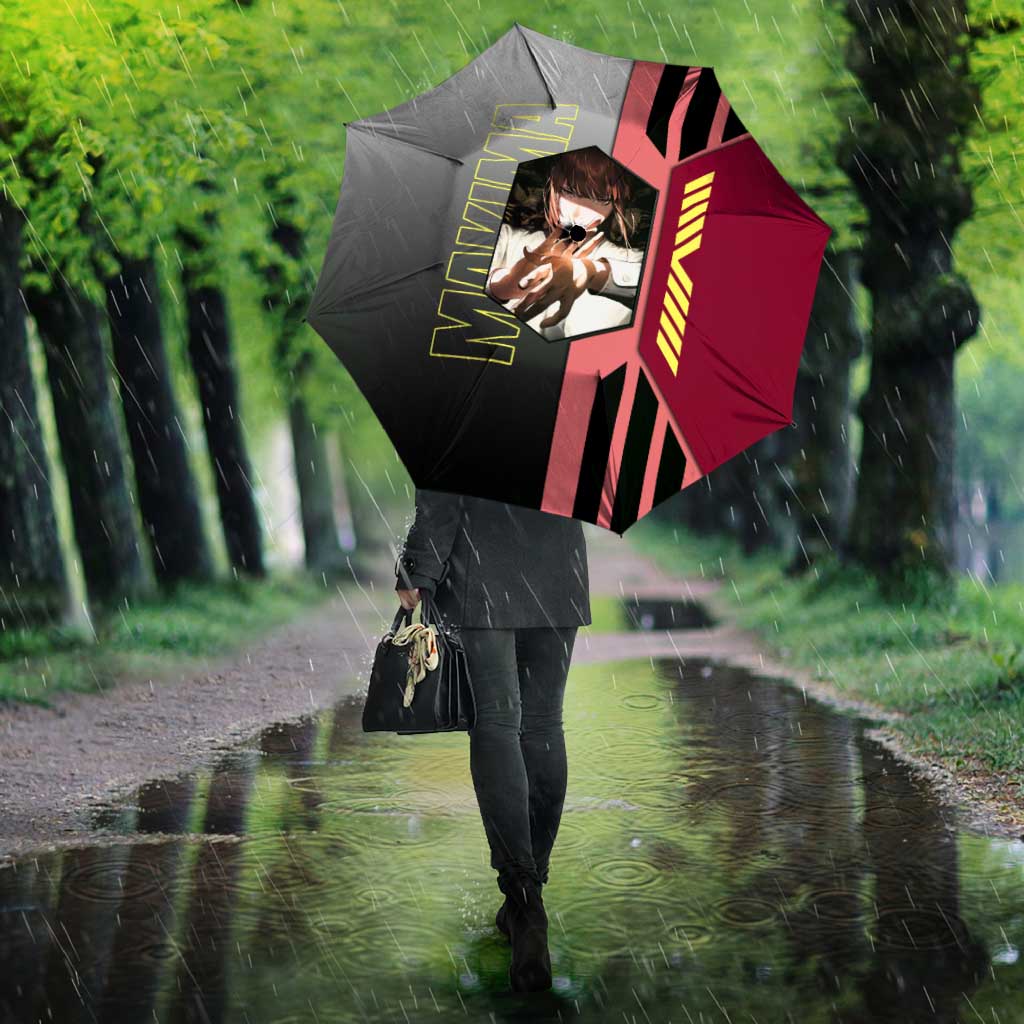 Makima from Chainsaw Man Umbrella with Cool Posing and Character Design - The Mazicc