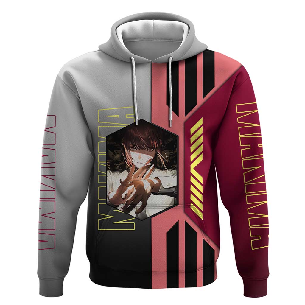 Makima from Chainsaw Man Zip Hoodie with Cool Posing and Character Design - The Mazicc