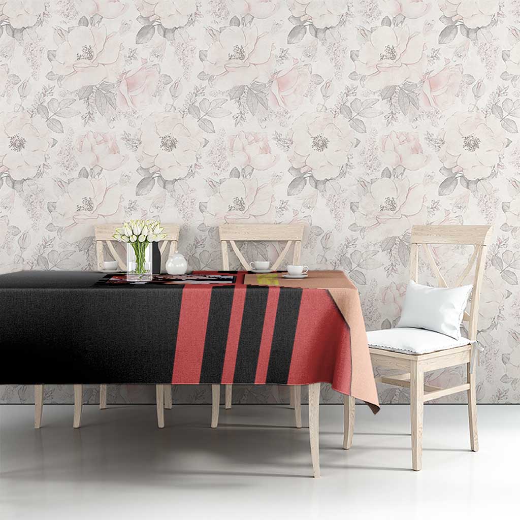 Power from Chainsaw Man Tablecloth with Cat in Hand and Stylish Pose Design - The Mazicc