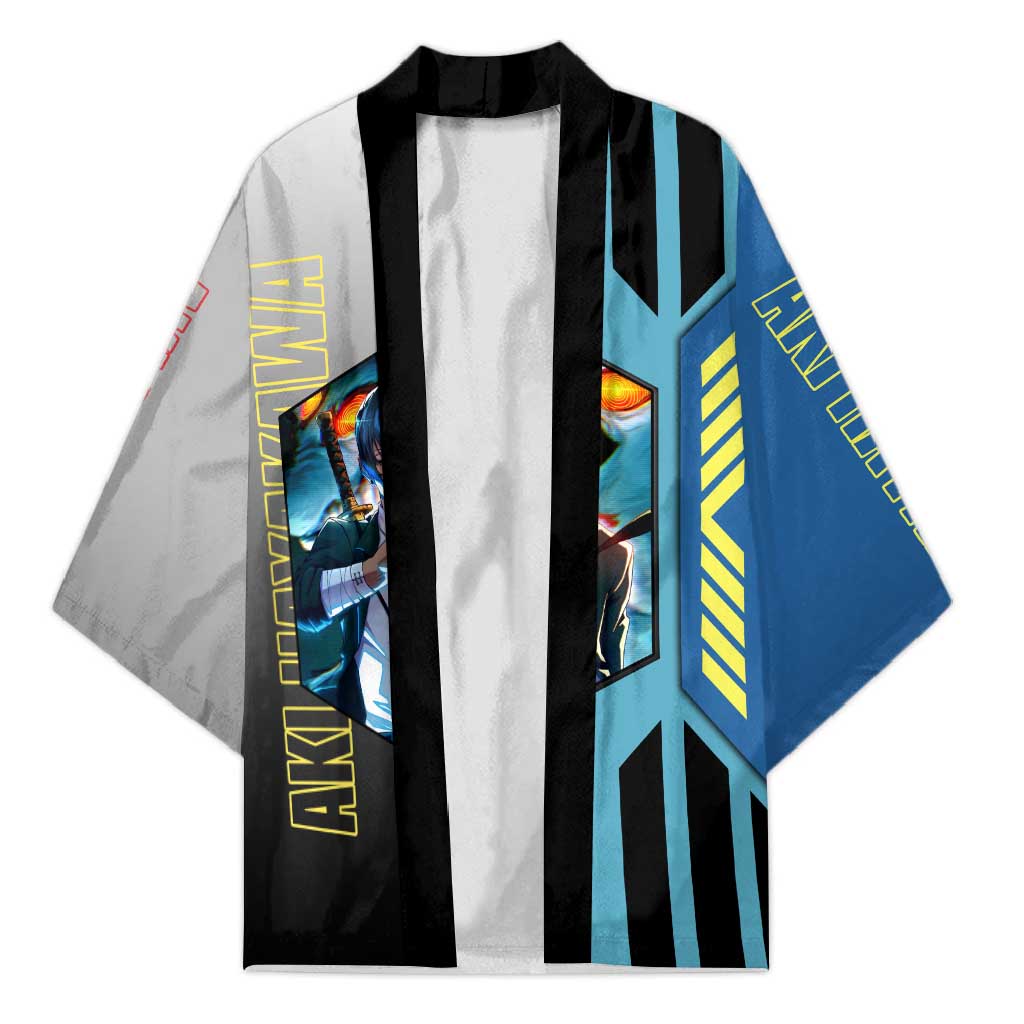 Aki Hayakawa from Chainsaw Man Kimono with Sword and Stylish Pose Design - The Mazicc