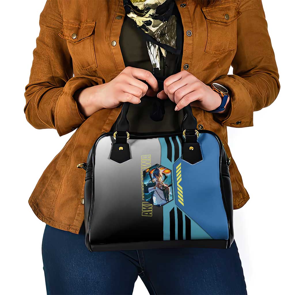 Aki Hayakawa from Chainsaw Man Shoulder Handbag with Sword and Stylish Pose Design - The Mazicc
