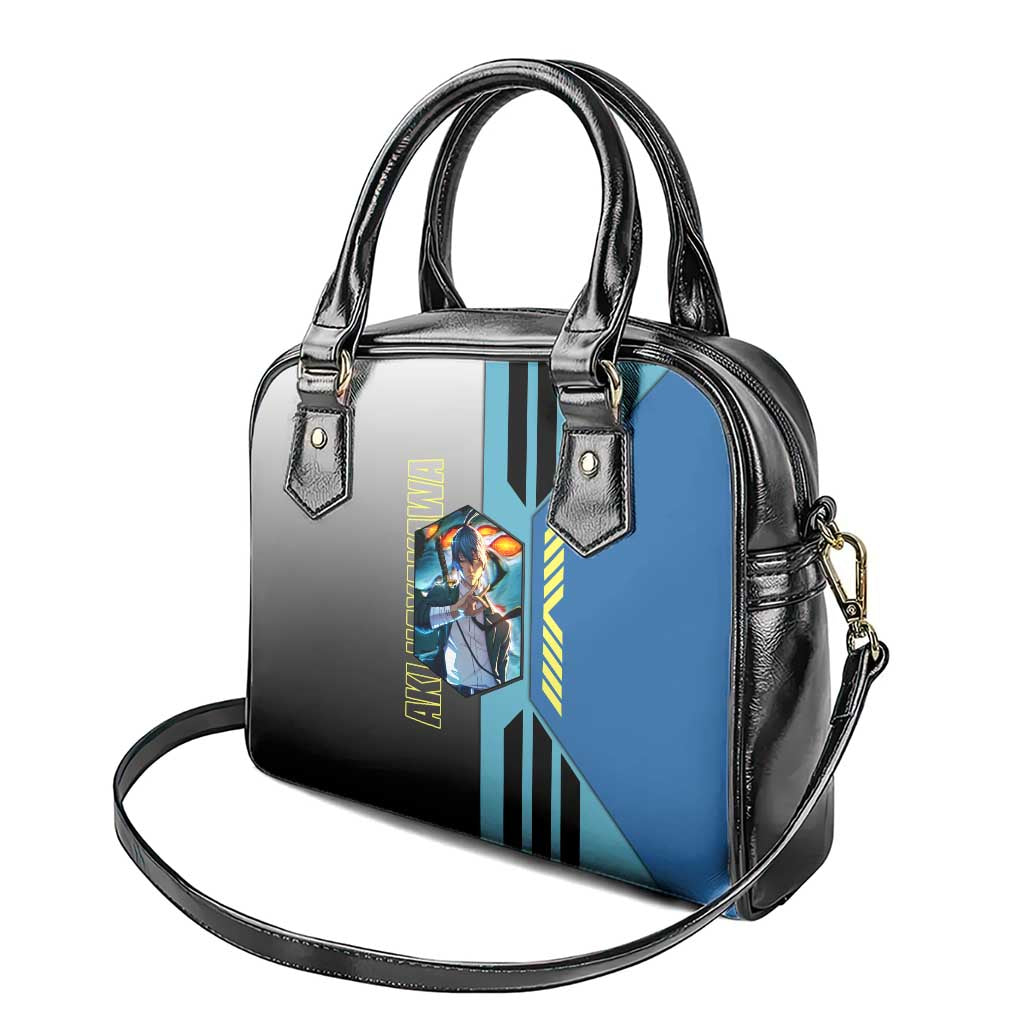Aki Hayakawa from Chainsaw Man Shoulder Handbag with Sword and Stylish Pose Design - The Mazicc