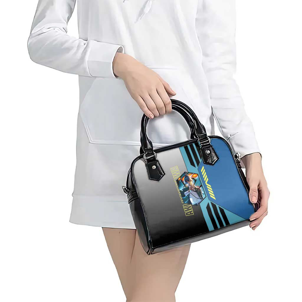 Aki Hayakawa from Chainsaw Man Shoulder Handbag with Sword and Stylish Pose Design - The Mazicc