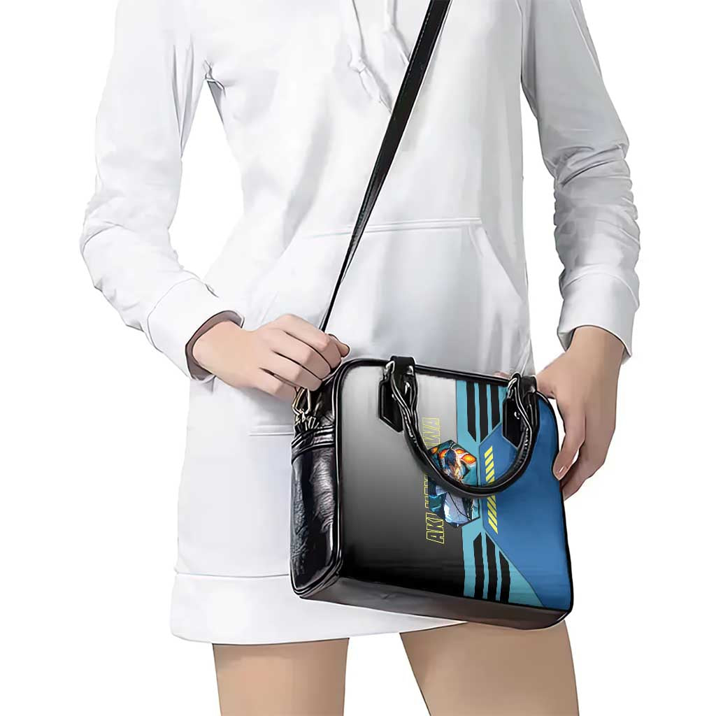 Aki Hayakawa from Chainsaw Man Shoulder Handbag with Sword and Stylish Pose Design - The Mazicc