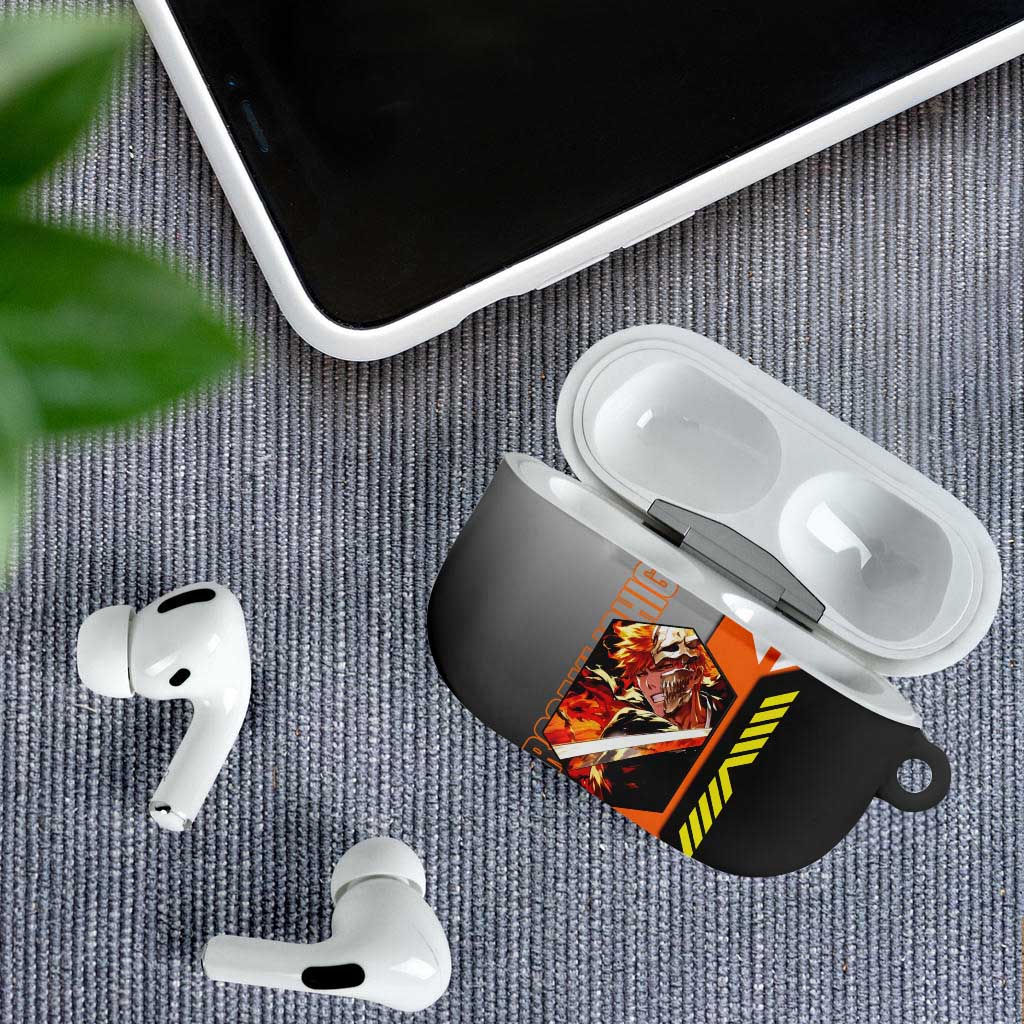 Ichigo Kurosaki from Bleach AirPods Case with Sword and Battle Ready Pose Design - The Mazicc