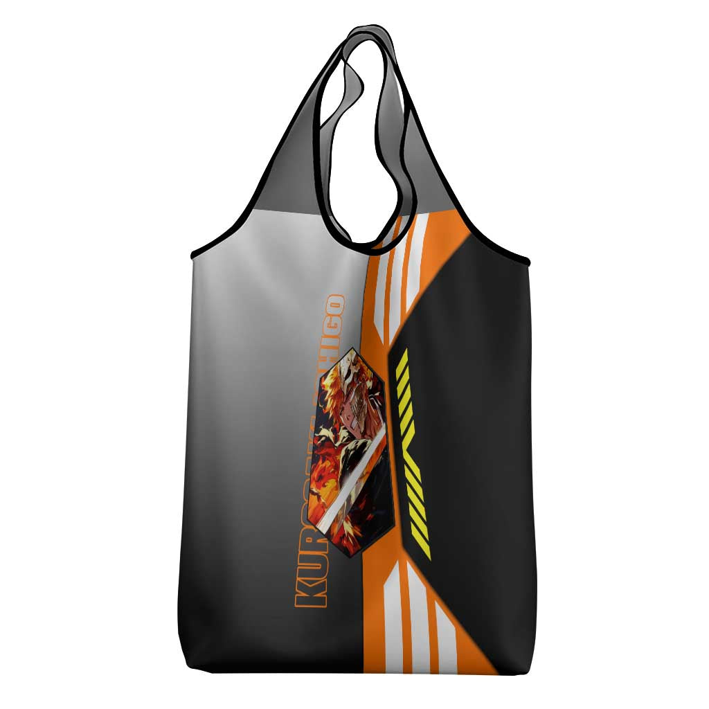 Ichigo Kurosaki from Bleach Grocery Bag with Sword and Battle Ready Pose Design - The Mazicc