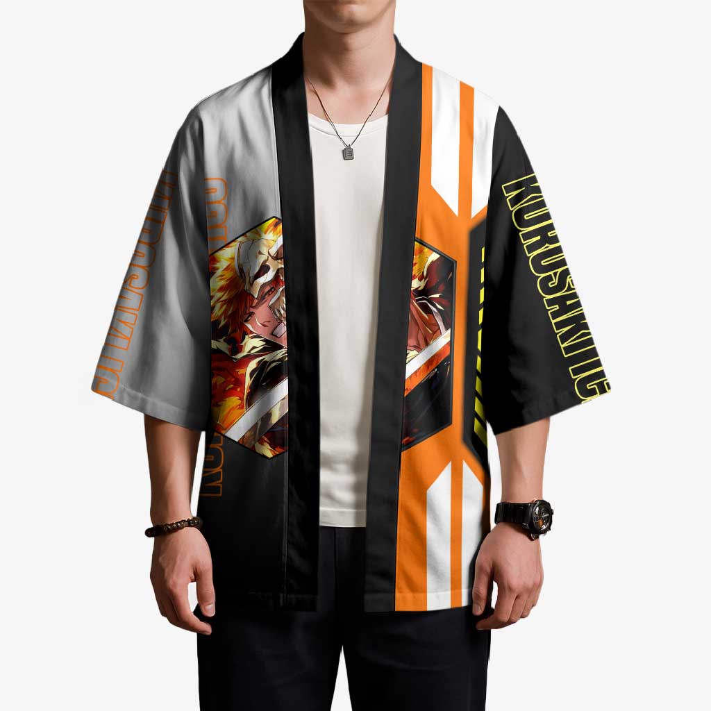 Ichigo Kurosaki from Bleach Kimono with Sword and Battle Ready Pose Design - The Mazicc