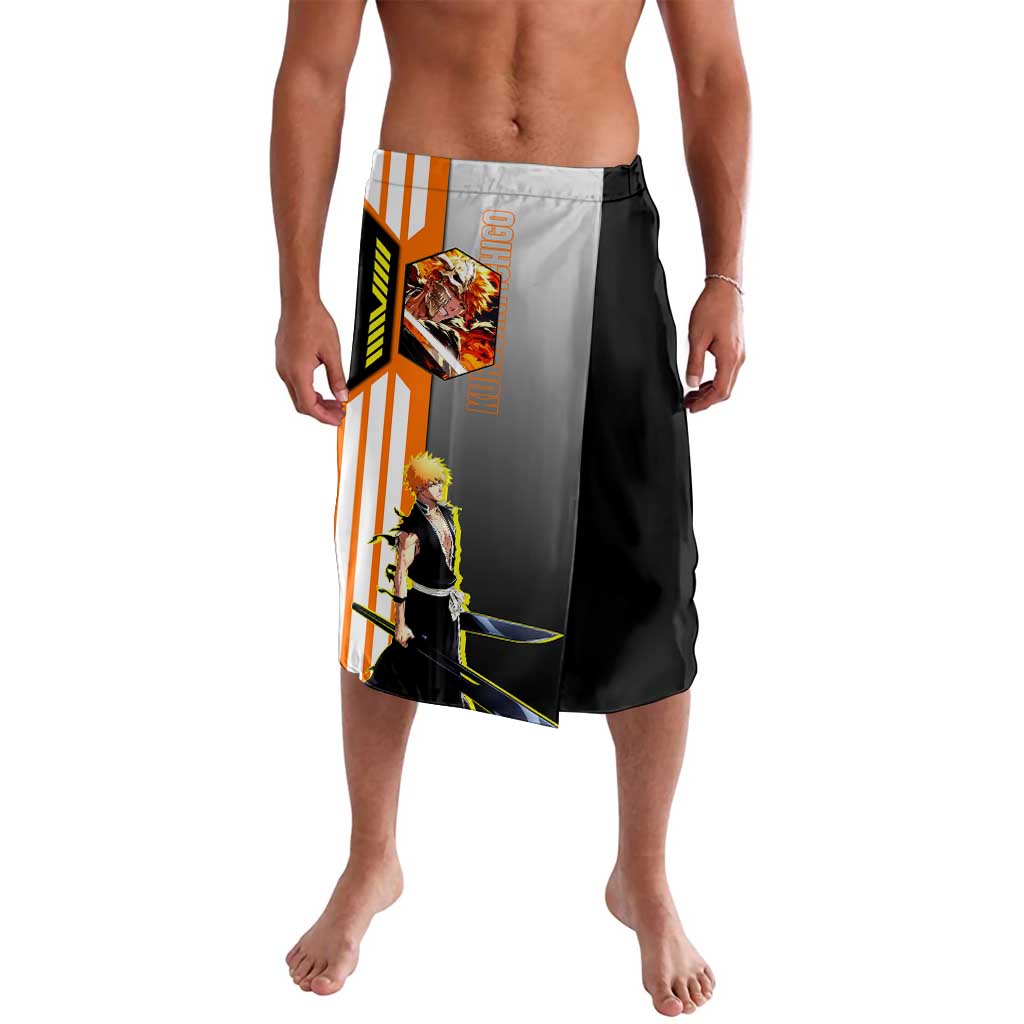 Ichigo Kurosaki from Bleach Lavalava with Sword and Battle Ready Pose Design - The Mazicc