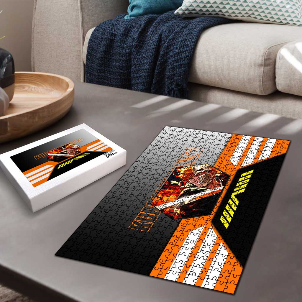 Ichigo Kurosaki from Bleach Puzzle with Sword and Battle Ready Pose Design - The Mazicc