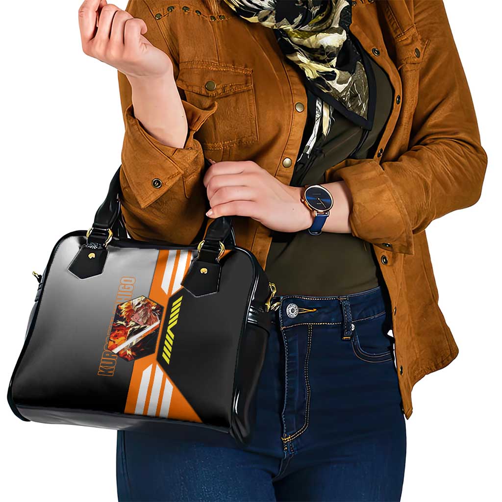 Ichigo Kurosaki from Bleach Shoulder Handbag with Sword and Battle Ready Pose Design - The Mazicc