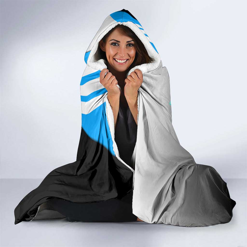 Rukia Kuchiki from Bleach Hooded Blanket with Sword and Ice Powers Pose Design - The Mazicc