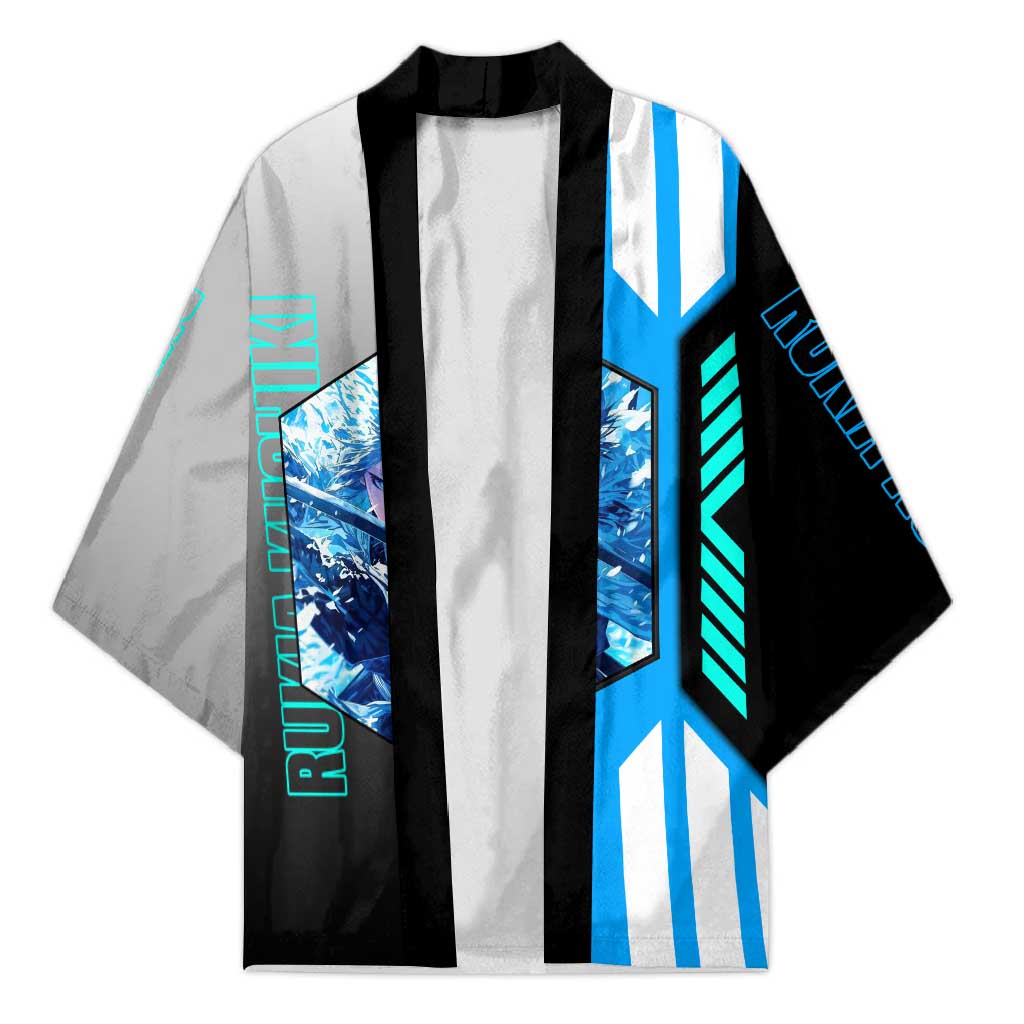 Rukia Kuchiki from Bleach Kimono with Sword and Ice Powers Pose Design - The Mazicc