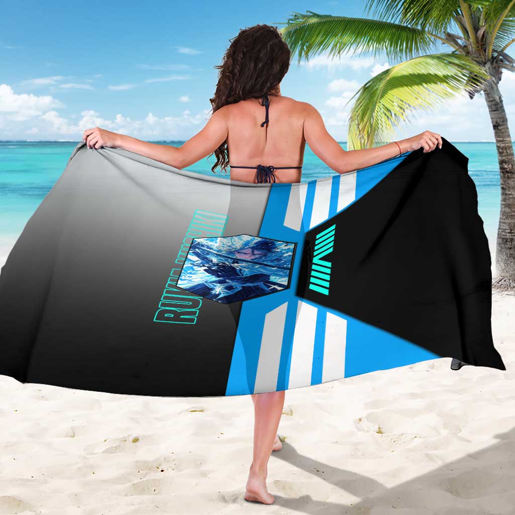 Rukia Kuchiki from Bleach Sarong with Sword and Ice Powers Pose Design - The Mazicc
