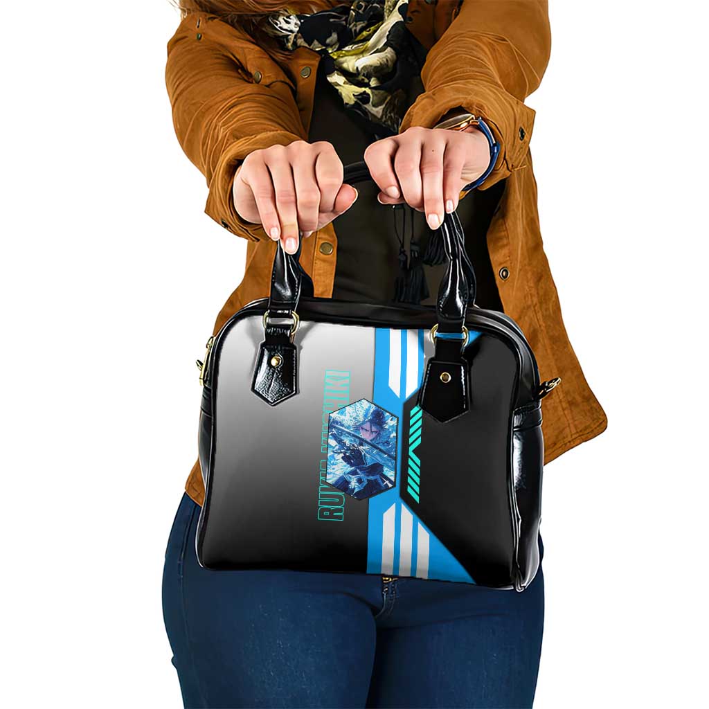 Rukia Kuchiki from Bleach Shoulder Handbag with Sword and Ice Powers Pose Design - The Mazicc