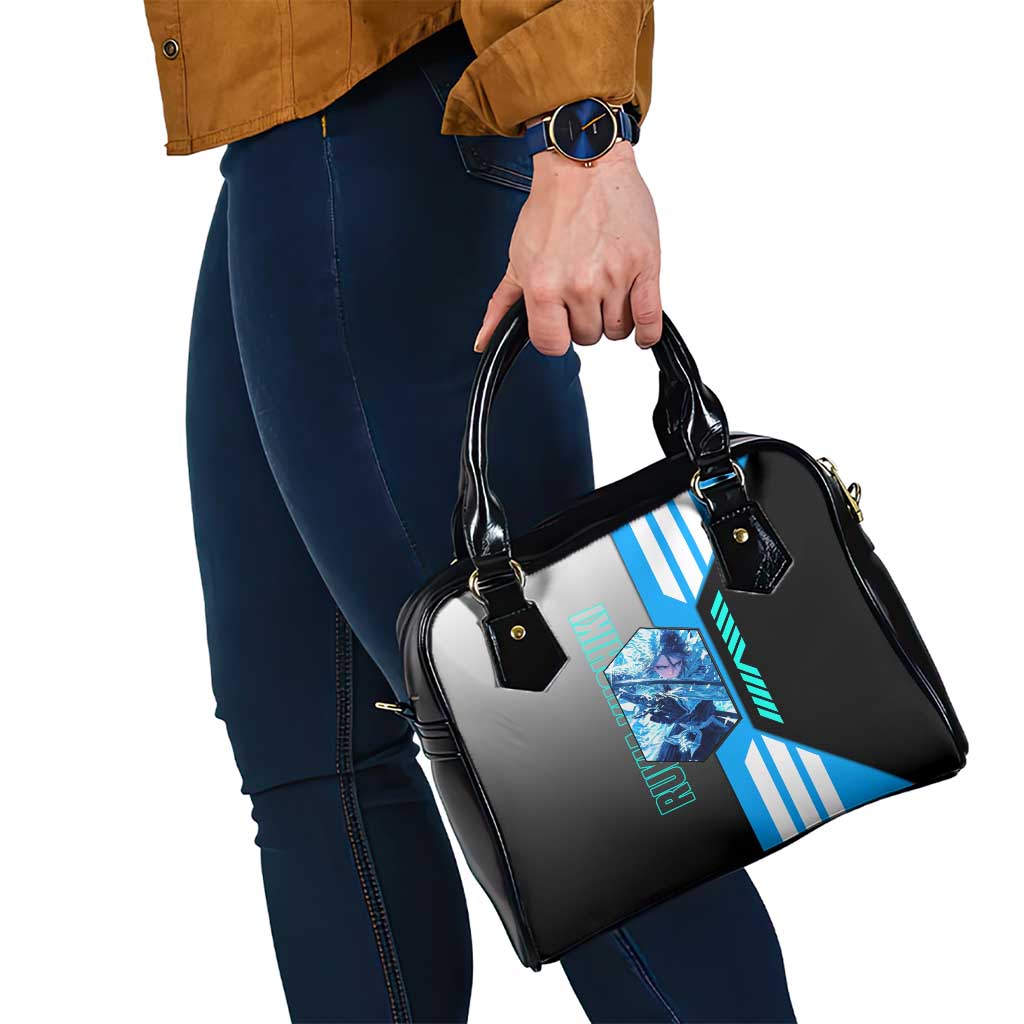 Rukia Kuchiki from Bleach Shoulder Handbag with Sword and Ice Powers Pose Design - The Mazicc
