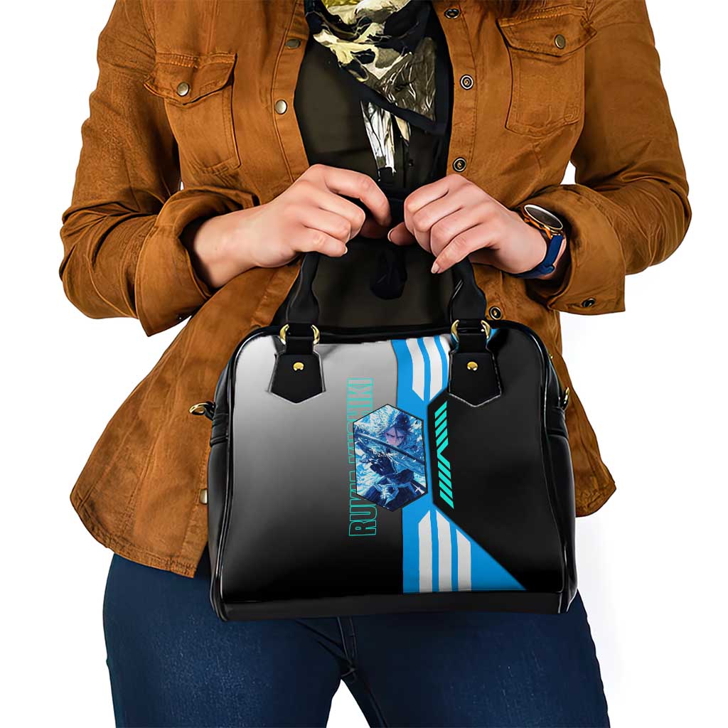 Rukia Kuchiki from Bleach Shoulder Handbag with Sword and Ice Powers Pose Design - The Mazicc