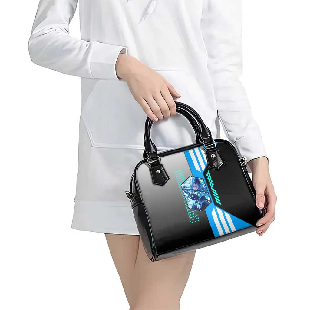 Rukia Kuchiki from Bleach Shoulder Handbag with Sword and Ice Powers Pose Design - The Mazicc