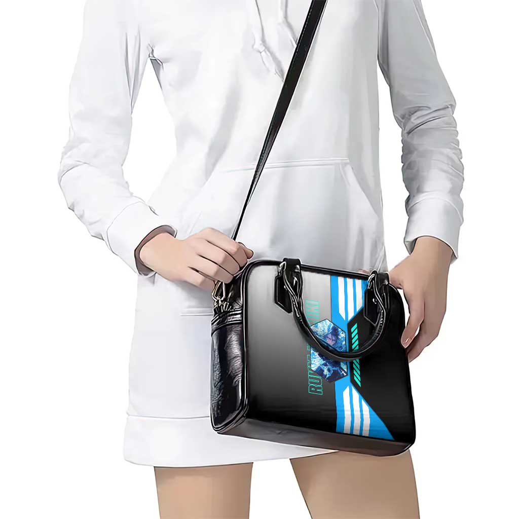 Rukia Kuchiki from Bleach Shoulder Handbag with Sword and Ice Powers Pose Design - The Mazicc