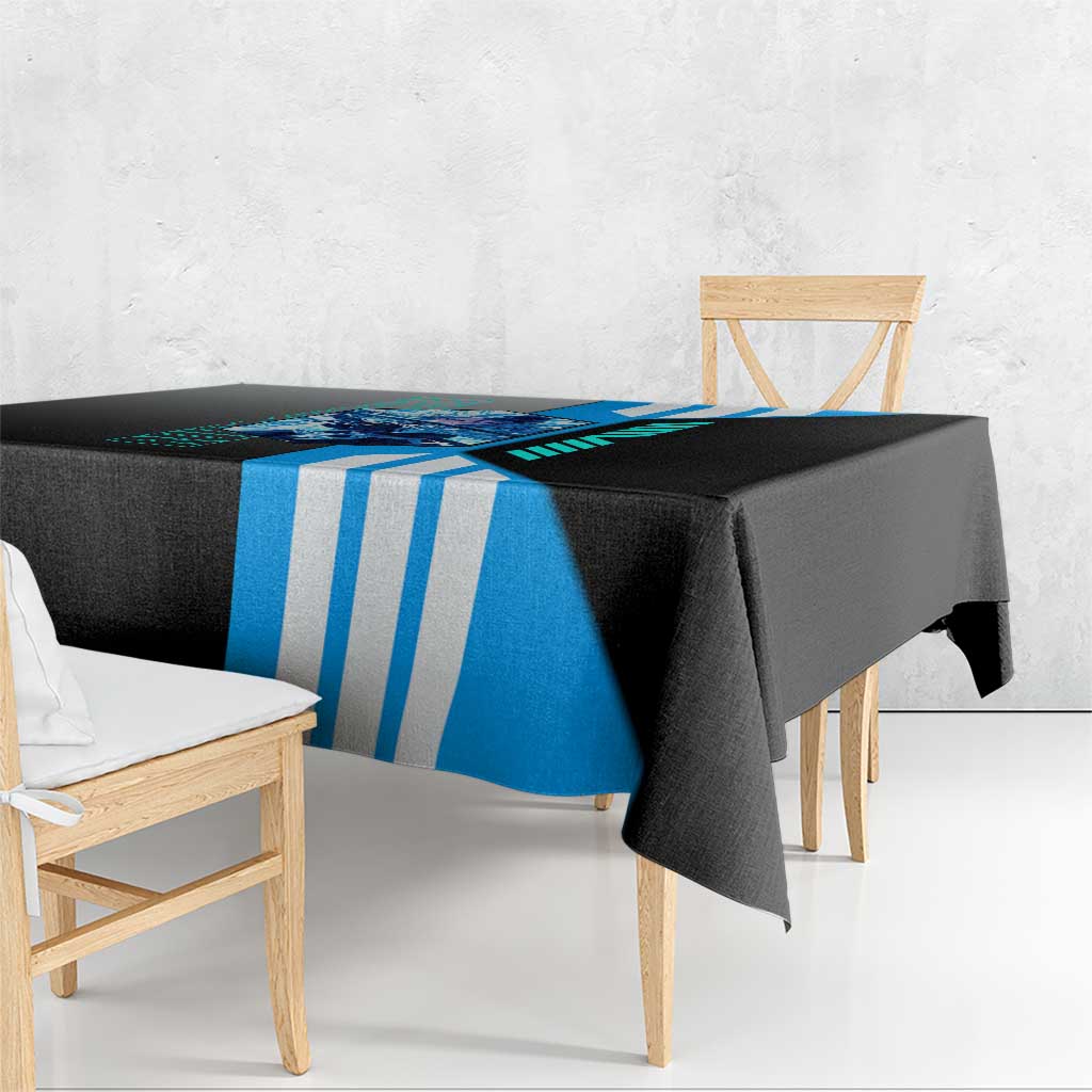 Rukia Kuchiki from Bleach Tablecloth with Sword and Ice Powers Pose Design - The Mazicc