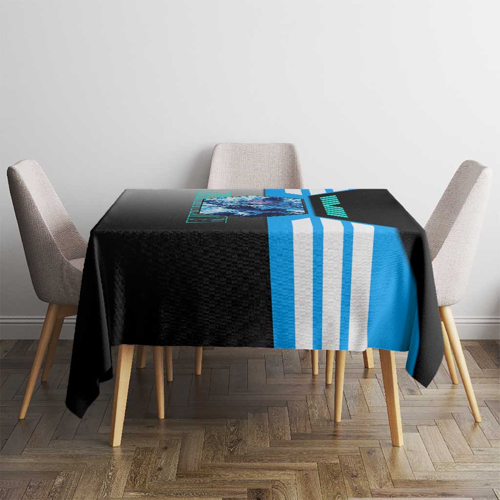 Rukia Kuchiki from Bleach Tablecloth with Sword and Ice Powers Pose Design - The Mazicc