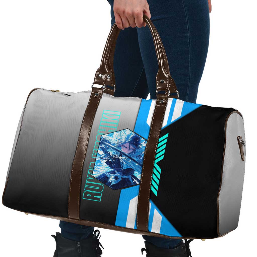 Rukia Kuchiki from Bleach Travel Bag with Sword and Ice Powers Pose Design - The Mazicc