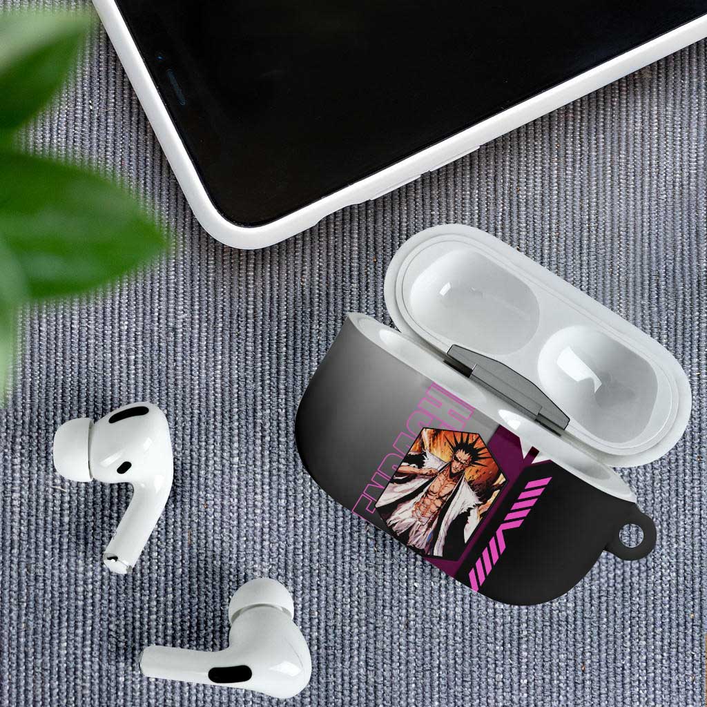 Kenpachi Zaraki from Bleach AirPods Case with Sword and Battle Ready Pose Design - The Mazicc