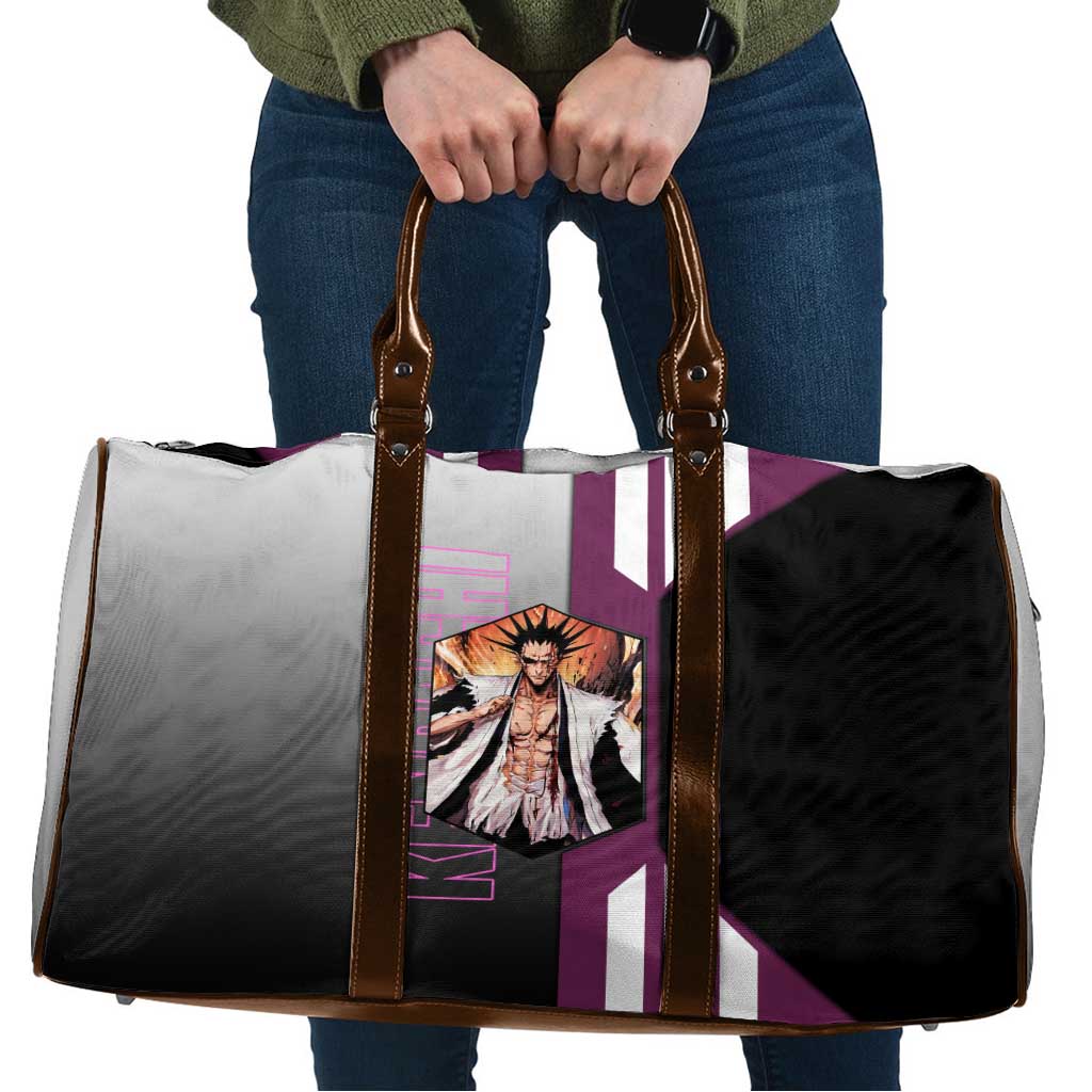 Kenpachi Zaraki from Bleach Travel Bag with Sword and Battle Ready Pose Design - The Mazicc