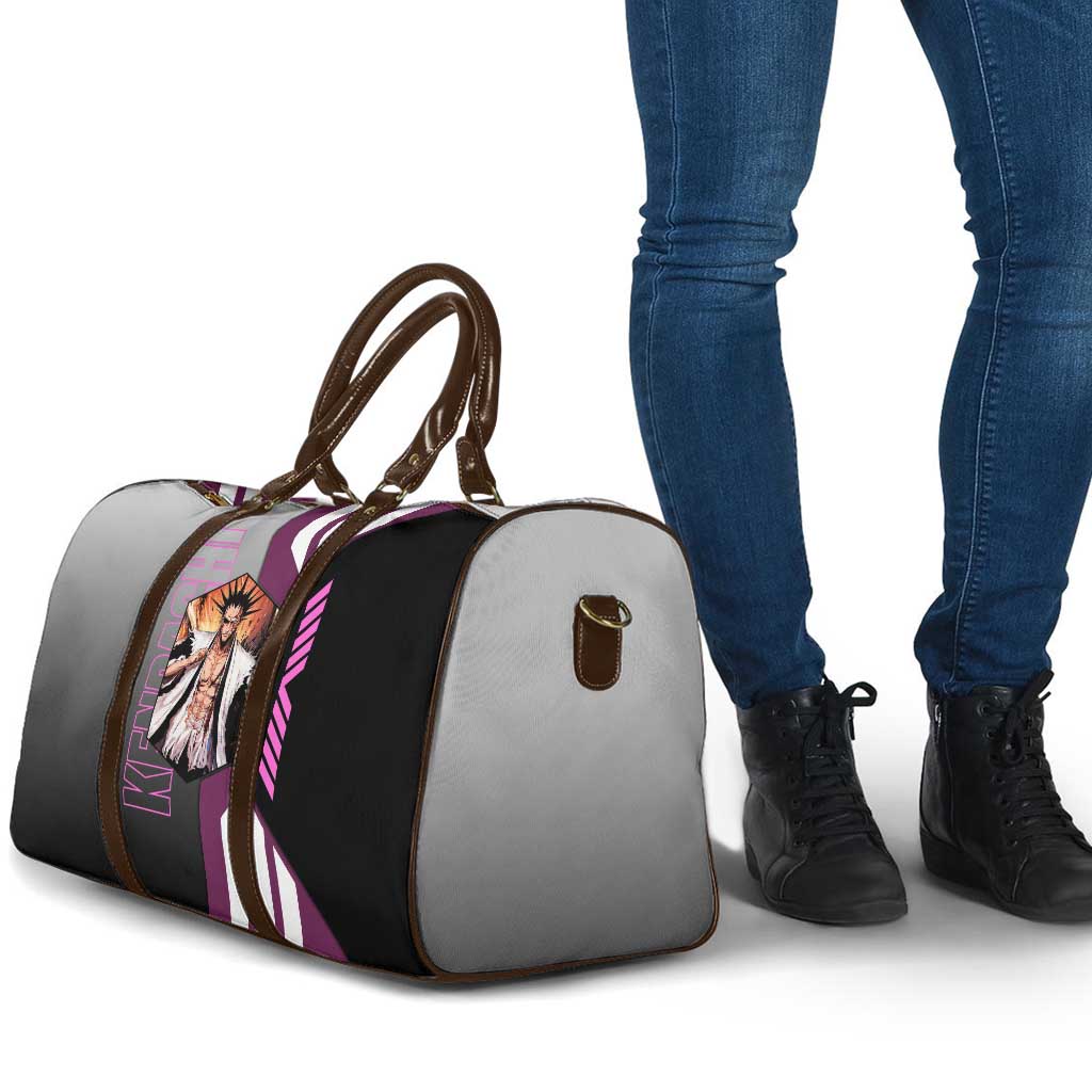 Kenpachi Zaraki from Bleach Travel Bag with Sword and Battle Ready Pose Design - The Mazicc