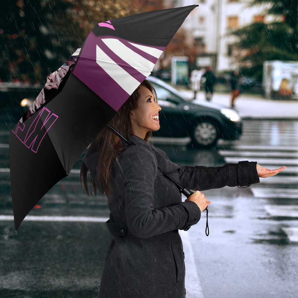 Kenpachi Zaraki from Bleach Umbrella with Sword and Battle Ready Pose Design - The Mazicc