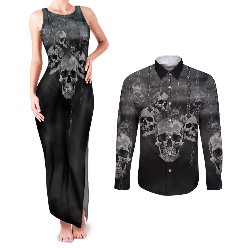skull-couples-matching-tank-maxi-dress-and-long-sleeve-button-shirts-ill-keep-you