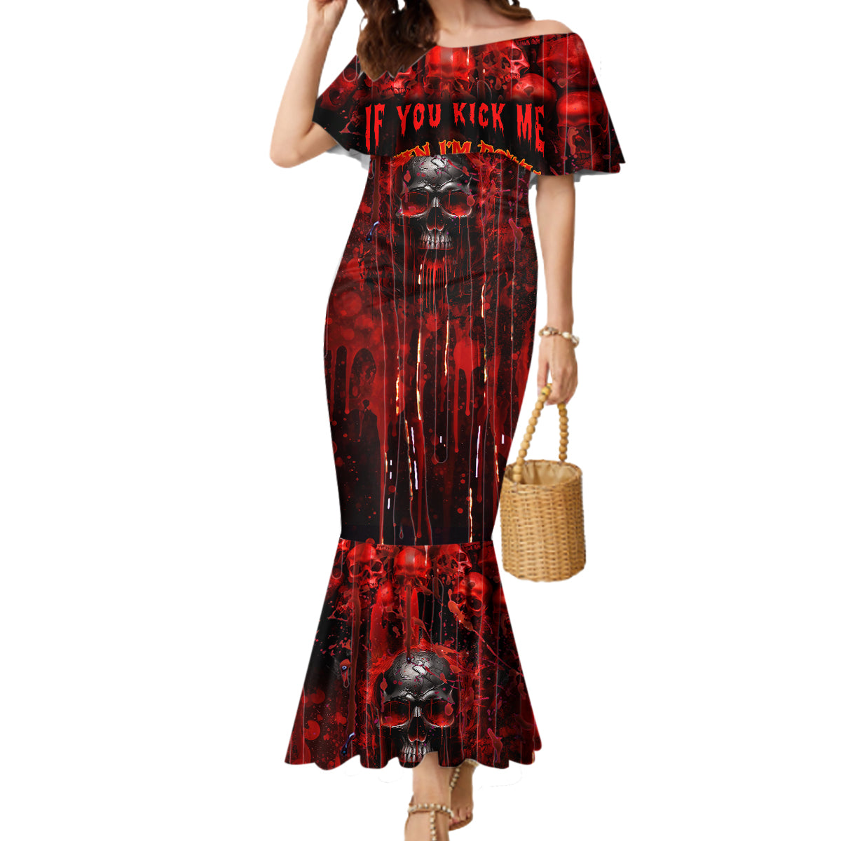 if-you-kick-me-when-im-down-you-better-pray-i-dont-get-up-skull-mermaid-dress