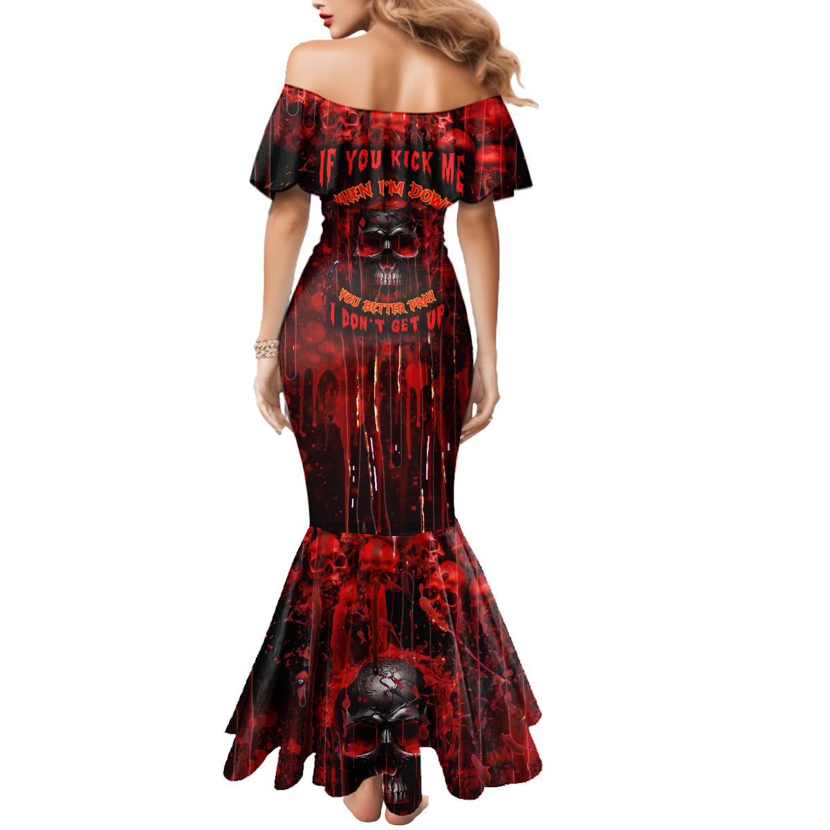 if-you-kick-me-when-im-down-you-better-pray-i-dont-get-up-skull-mermaid-dress