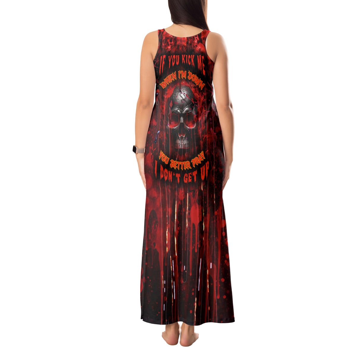 if-you-kick-me-when-im-down-you-better-pray-i-dont-get-up-skull-tank-maxi-dress