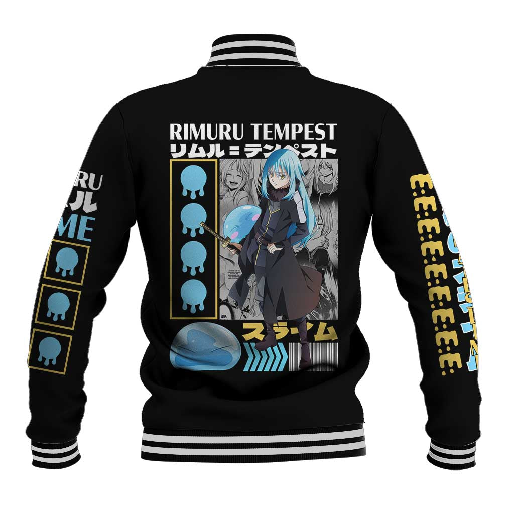 Rimuru Tempest V2 That Time I Got Reincarnated as a Slime Baseball Jacket Anime Style
