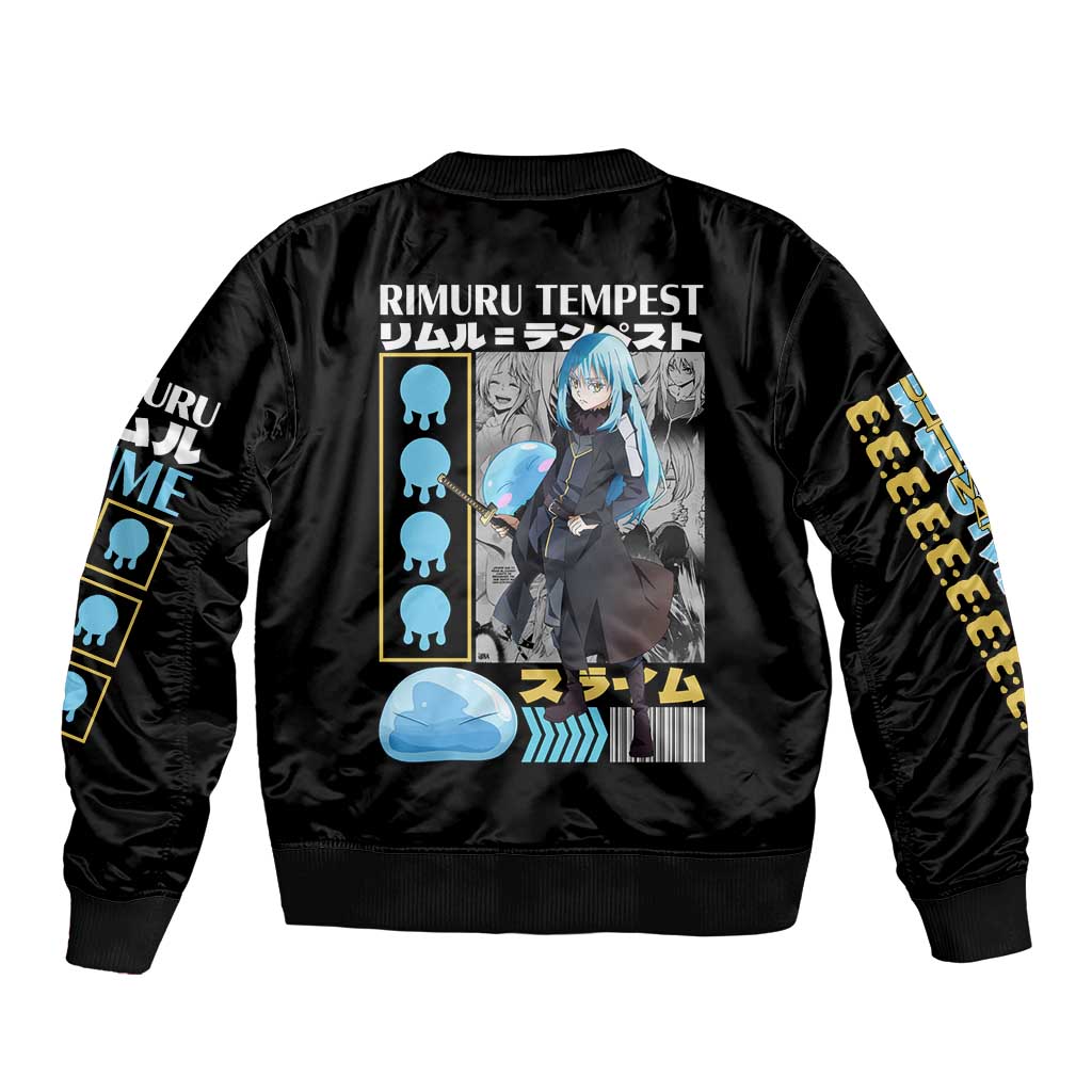 Rimuru Tempest V2 That Time I Got Reincarnated as a Slime Bomber Jacket Anime Style
