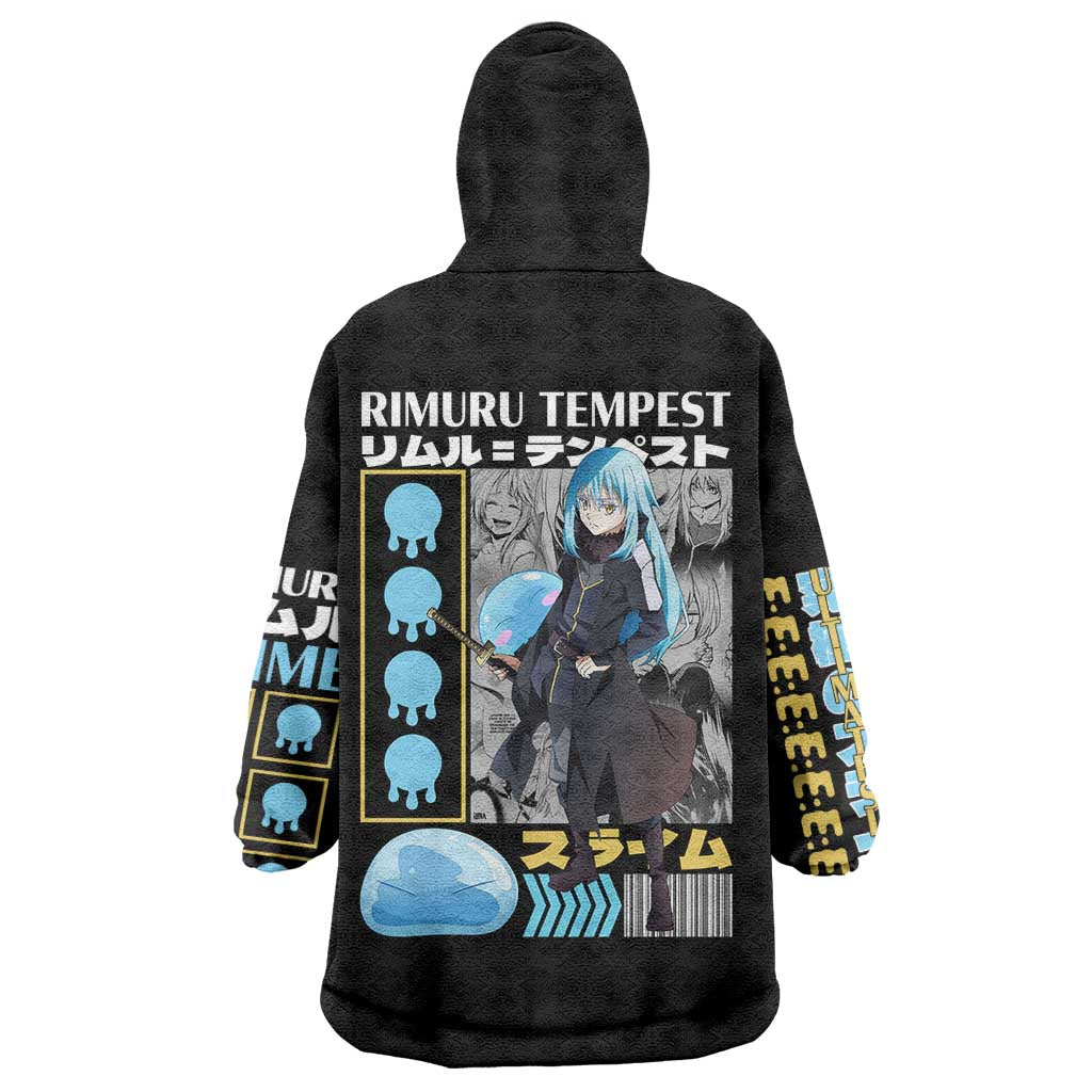 Rimuru Tempest V2 That Time I Got Reincarnated as a Slime Wearable Blanket Hoodie Anime Style
