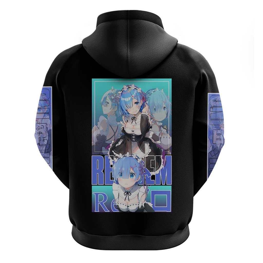 Rem Re: Zero Streetwear Hoodie Anime Style