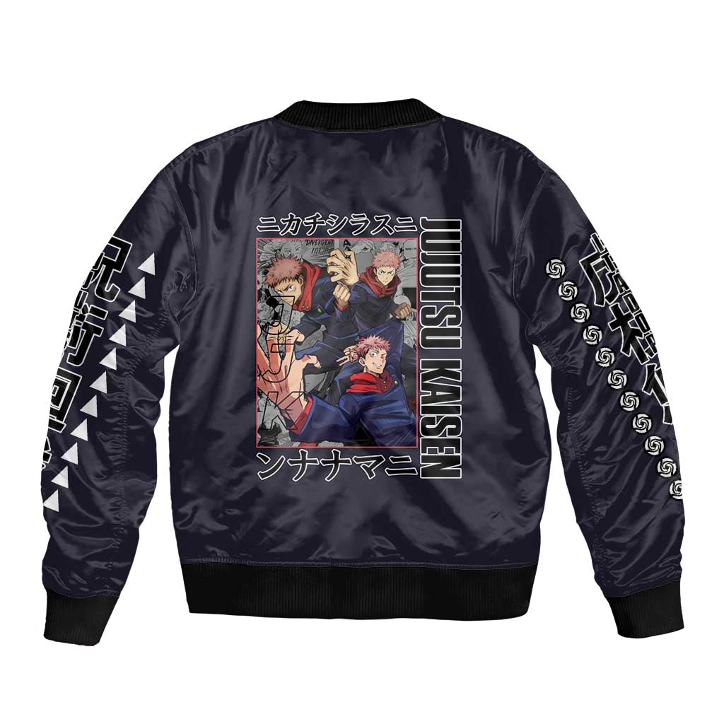 Itadori Yuuji Jujutsu Kaisen Bomber Jacket Anime Style
