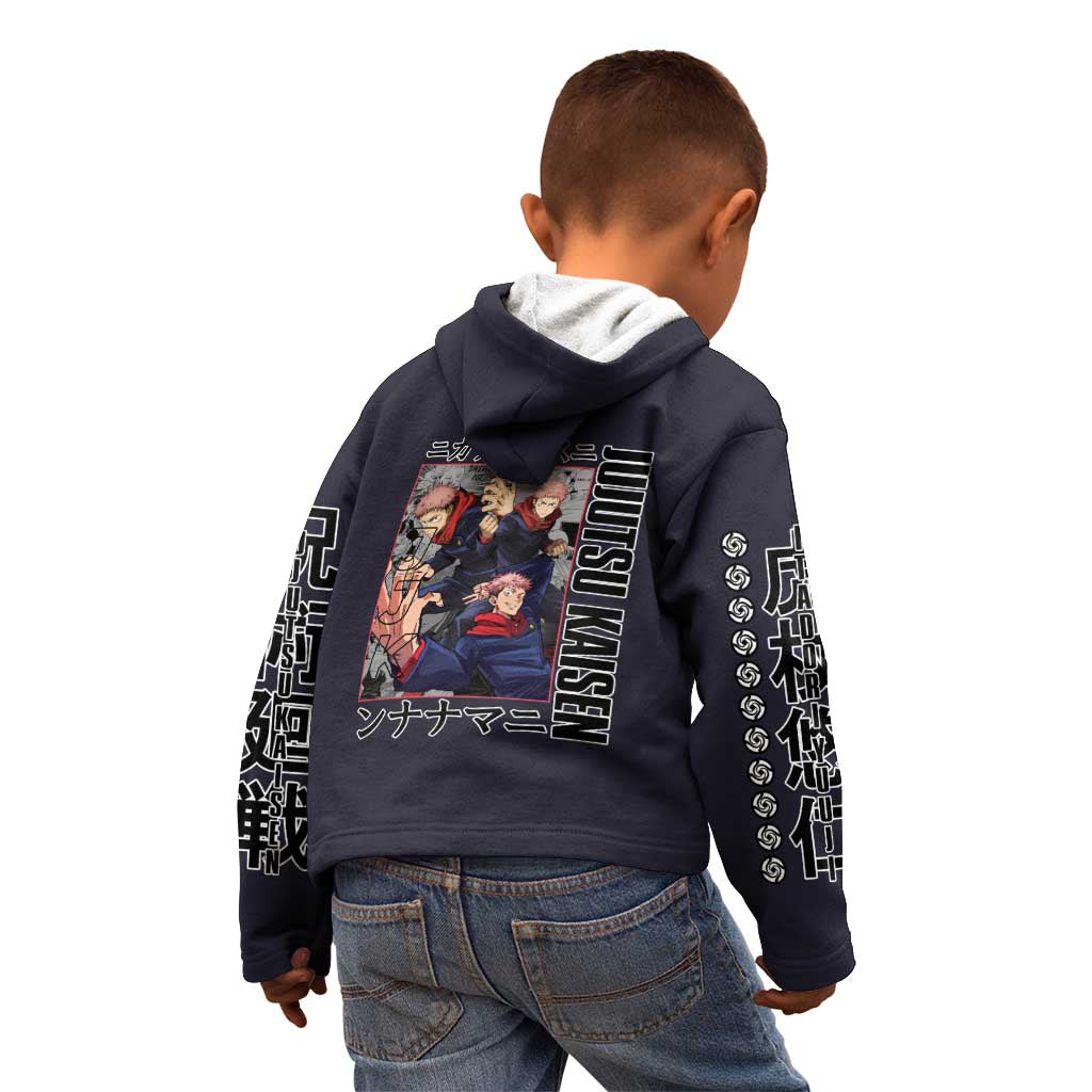 Itadori Yuuji Jujutsu Kaisen Kid Hoodie Anime Style