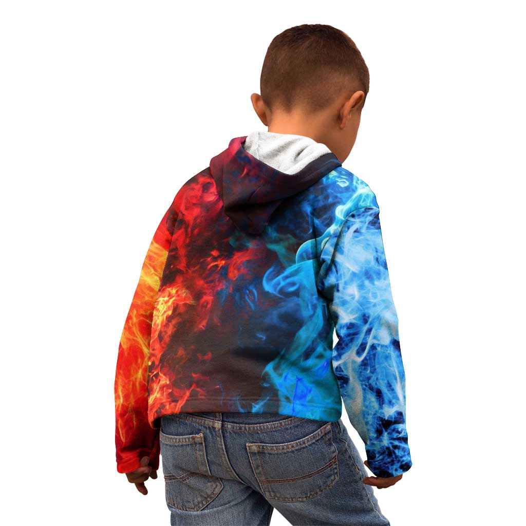 Burning Fire Shoto My Hero Academia Kid Hoodie Anime Style