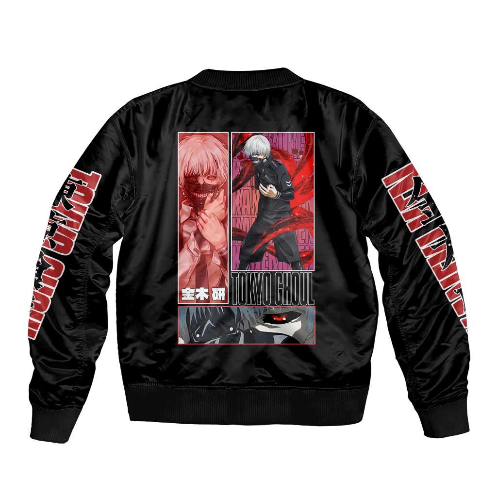 Kaneki Ken Tokyo Ghoul Bomber Jacket Anime Style