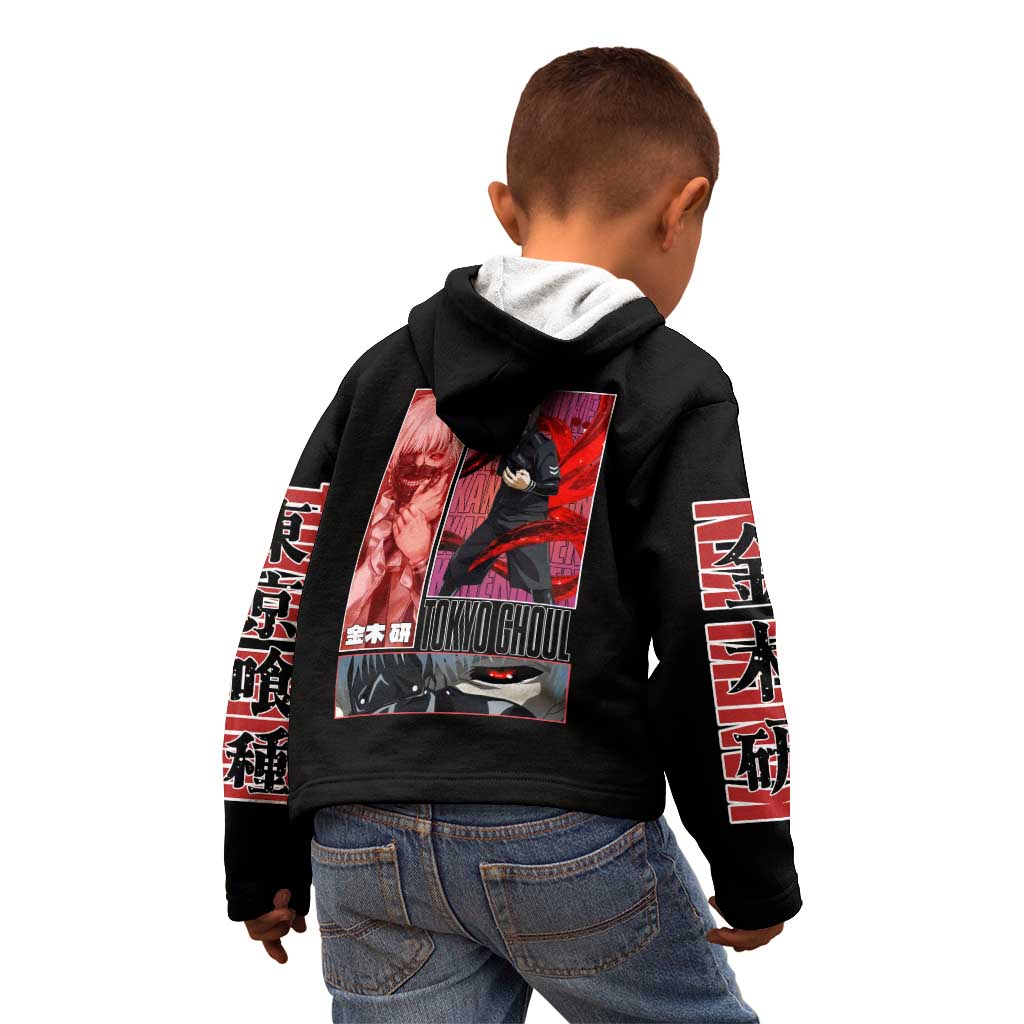 Kaneki Ken Tokyo Ghoul Kid Hoodie Anime Style