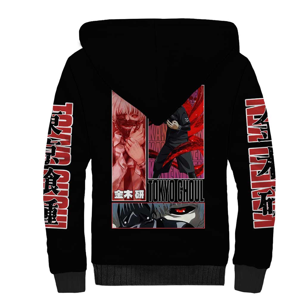 Kaneki Ken Tokyo Ghoul Sherpa Hoodie Anime Style