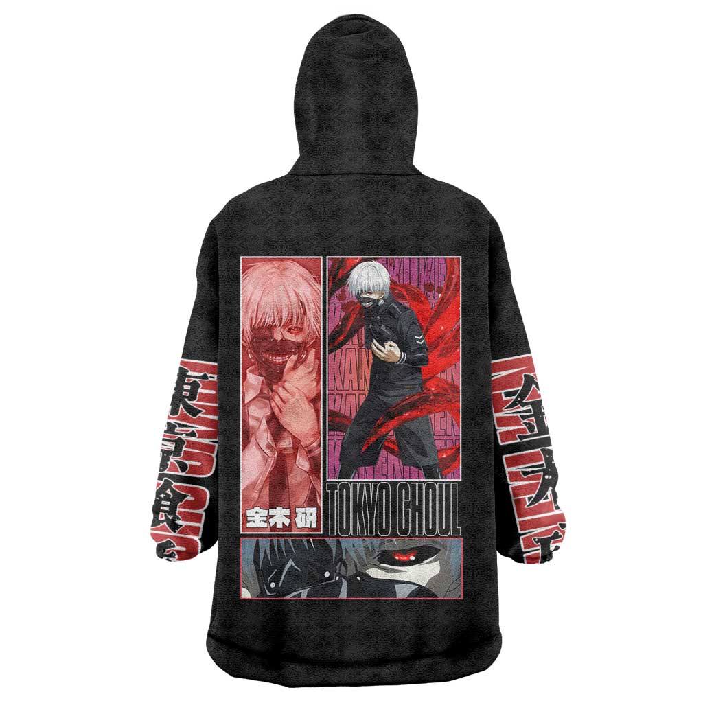 Kaneki Ken Tokyo Ghoul Wearable Blanket Hoodie Anime Style