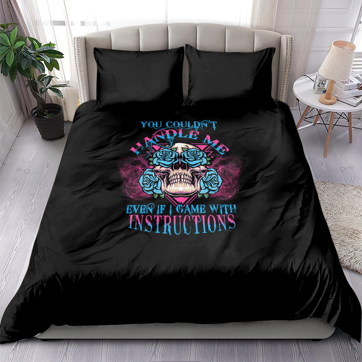 you-couldnt-handle-me-triangle-skull-bedding-set